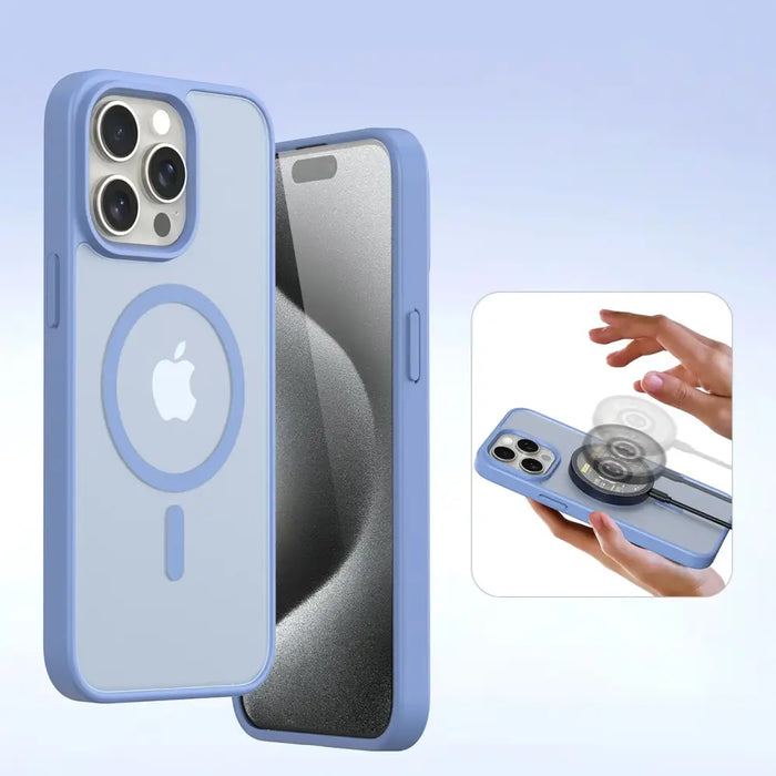 Dux Ducis Lawa Leather Case for iPhone 15 Pro - Blue - Cell phone cases and covers<<<HurtelXML