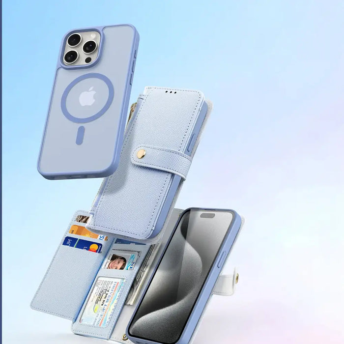 Dux Ducis Lawa Leather Case for iPhone 15 Pro - Blue - Cell phone cases and covers<<<HurtelXML