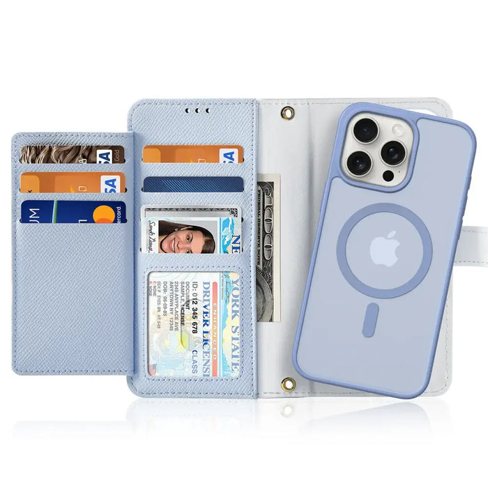 Dux Ducis Lawa Leather Case for iPhone 15 Pro - Blue - Cell phone cases and covers<<<HurtelXML