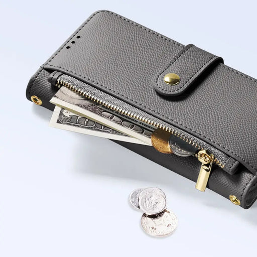 Dux Ducis Lawa Leather Case for iPhone 15 Pro - Gray - Cell phone cases and covers<<<HurtelXML