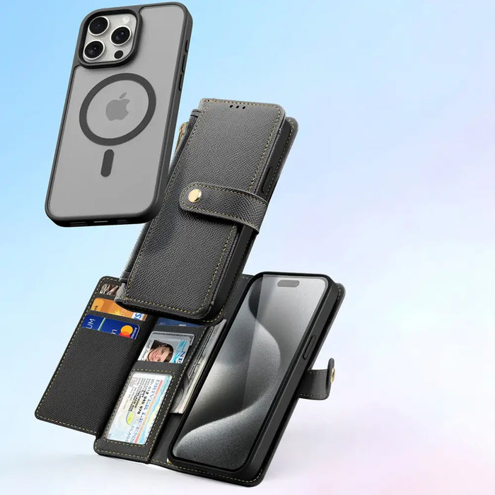 Dux Ducis Lawa Leather Case for iPhone 15 Pro Max - Black - Cell phone cases and covers<<<HurtelXML