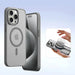 Dux Ducis Lawa Leather Case for iPhone 15 Pro Max - Gray - Cell phone cases and covers<<<HurtelXML