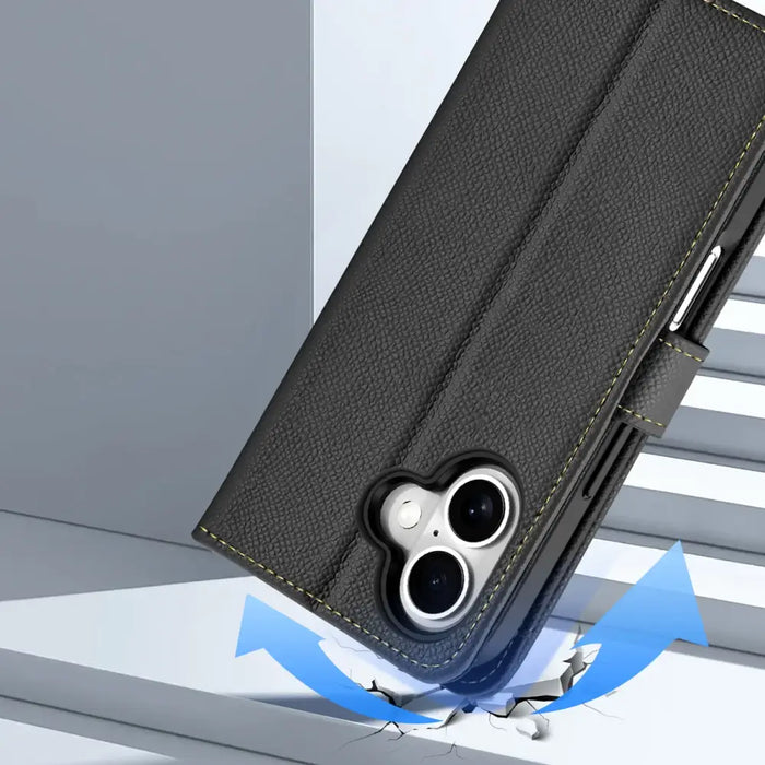 Dux Ducis Lawa Leather Case for iPhone 16 - Black - Cell phone cases and covers<<<HurtelXML