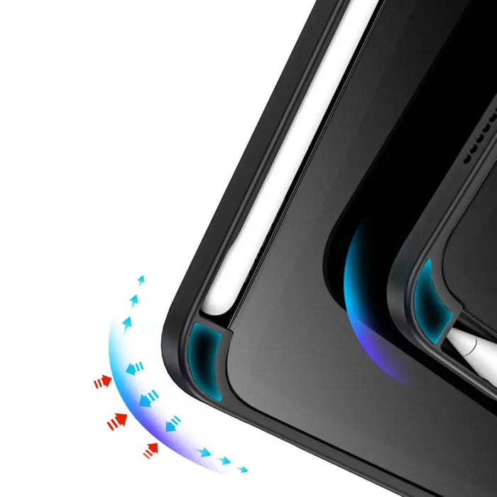 Dux Ducis Magi case for iPad mini 2021 smart cover with stand and storage for Apple Pencil black - Cell phone cases
