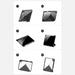Dux Ducis Magi case for iPad mini 2021 smart cover with stand and storage for Apple Pencil gray - Cell phone cases
