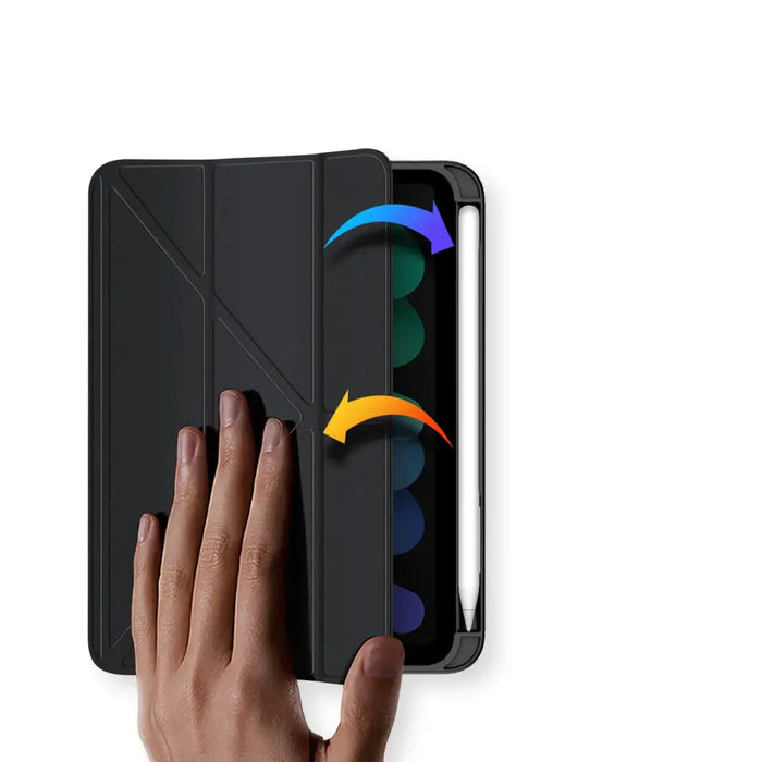 Dux Ducis Magi case for iPad mini 2021 smart cover with stand and storage for Apple Pencil black - Cell phone cases