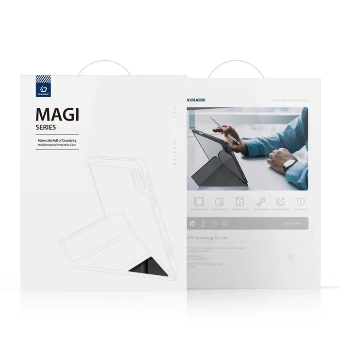 Dux Ducis Magi case for iPad mini 2021 smart cover with stand and storage for Apple Pencil black - Cell phone cases