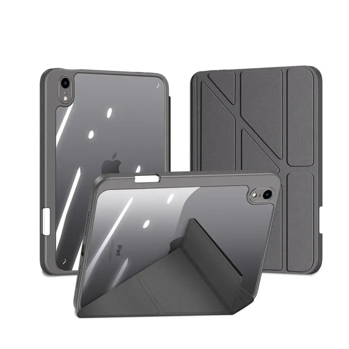 Dux Ducis Magi case for iPad mini 2021 smart cover with stand and storage for Apple Pencil gray - Cell phone cases