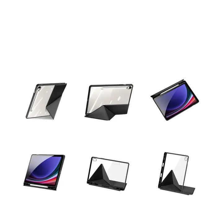 Dux Ducis Magi Case with Stylus Holder for Samsung Galaxy Tab S10 FE/S9/S9 FE - Black - Cell phone cases