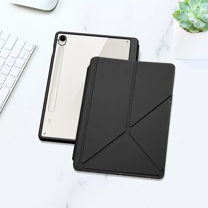 Dux Ducis Magi Case with Stylus Holder for Samsung Galaxy Tab S10 FE/S9/S9 FE - Black - Cell phone cases