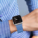 Dux Ducis Magnetic Strap Watch Strap 7/6/5/4/3/2 / SE (41/40 / 38mm) Magnetic Band Blue (Chain Version) - Cell phone