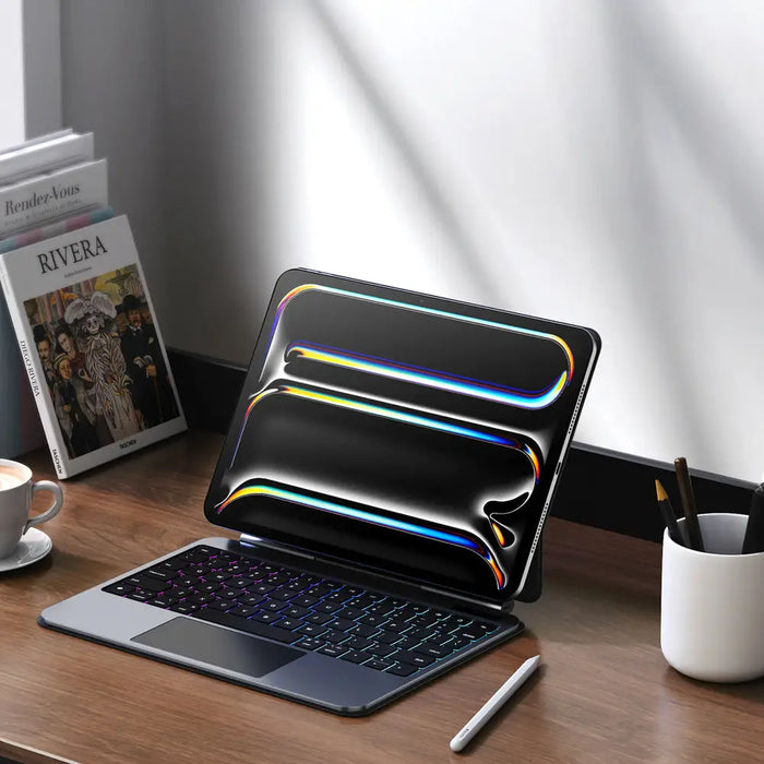 Dux Ducis (MK series) Keyboard Case for iPad Pro 11’’ (2024) - Black - Cell phone cases and covers<<<HurtelXML
