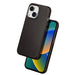 Dux Ducis Naples Case for iPhone 14 Leather Cover (MagSafe Compatible) Dark Brown - Cell phone cases