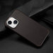 Dux Ducis Naples Case for iPhone 14 Plus Leather Cover (MagSafe Compatible) Dark Brown - Cell phone cases
