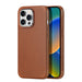 Dux Ducis Naples case iPhone 14 Pro Max magnetic leather MagSafe cover brown - Cell phone cases and covers<<<HurtelXML
