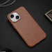 Dux Ducis Naples iPhone 14 Plus Magnetic Leather Case MagSafe Brown - Cell phone cases and covers<<<HurtelXML