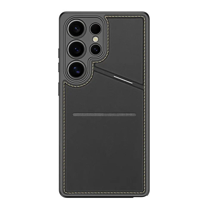 Dux Ducis Rafi II Case for Samsung Galaxy S25 Ultra with Stand and Wallet - Black - Cell phone cases