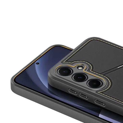 Dux Ducis Rafi II Case for Samsung Galaxy S25+ with Stand and Wallet - Black - Cell phone cases and covers<<<HurtelXML