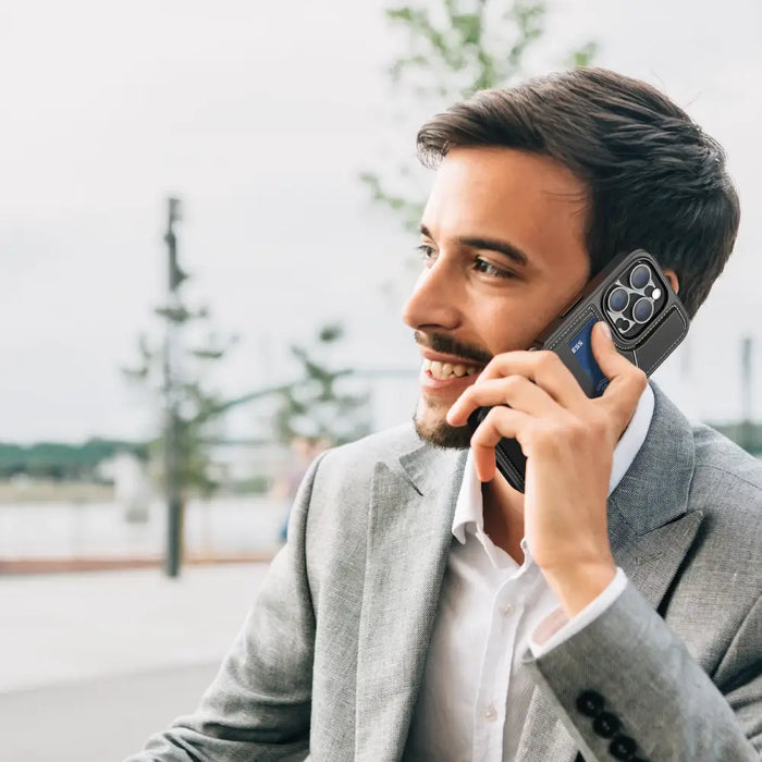 Dux Ducis Rafi II Mag Case with MagSafe for iPhone 16 Pro - Black - Cell phone cases and covers<<<HurtelXML