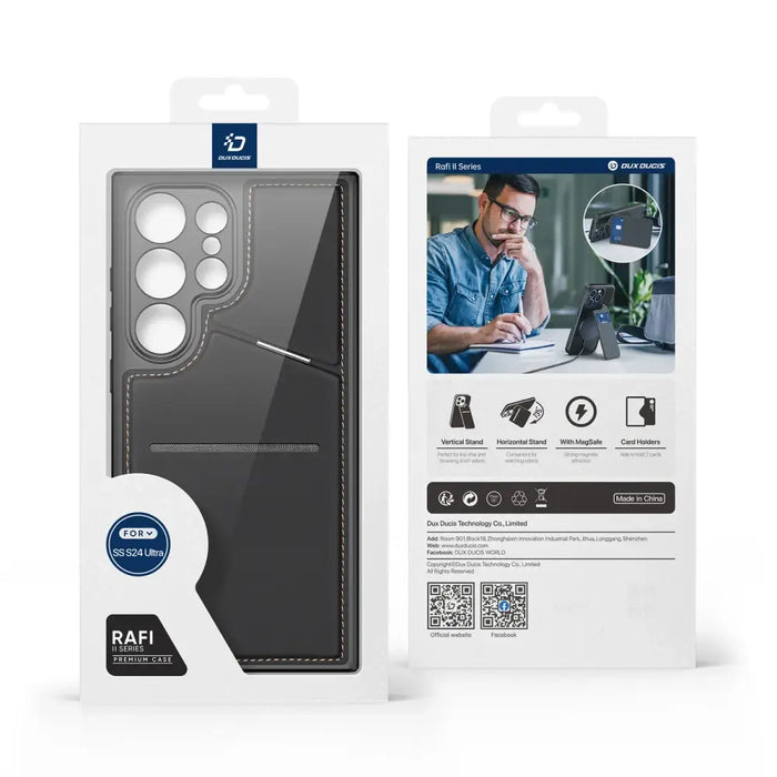 Dux Ducis Rafi ll Mag case for Samsung Galaxy S24 Ultra - black - Cell phone cases and covers<<<HurtelXML