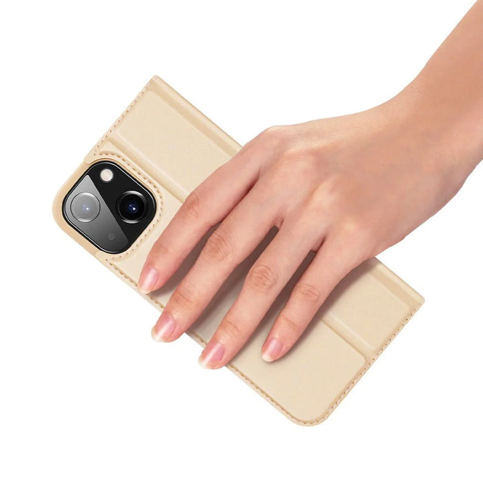 Dux Ducis Skin Pro Bookcase type case for iPhone 13 golden - Cell phone cases and covers<<<HurtelXML