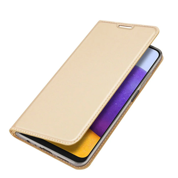 Dux Ducis Skin Pro Bookcase type case for Samsung Galaxy A22 4G golden - Cell phone cases and covers<<<HurtelXML