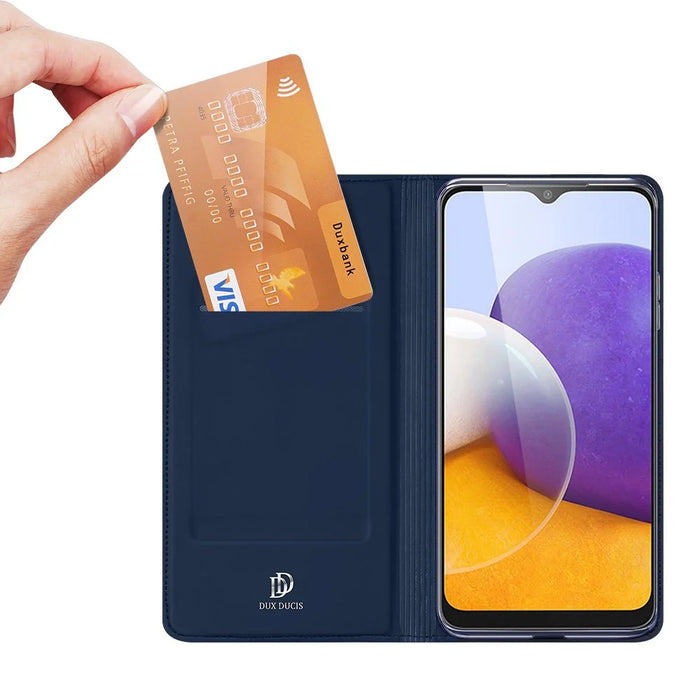 Dux Ducis Skin Pro Bookcase type case for Samsung Galaxy A22 4G blue - Cell phone cases and covers<<<HurtelXML