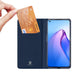 Dux Ducis Skin Pro case for Oppo Reno 8 flip cover card wallet stand blue - Cell phone cases and covers<<<HurtelXML