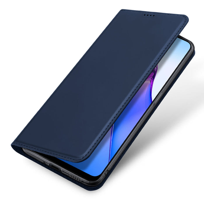 Dux Ducis Skin Pro case for Oppo Reno 8 Pro flip cover card wallet stand blue - Cell phone cases and covers<<<HurtelXML