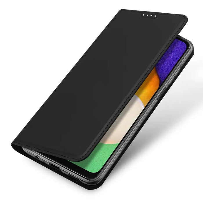 Dux Ducis Skin Pro Case for Samsung Galaxy A14 4G / 5G Cover with Flip Card Wallet Stand Black - Cell phone cases