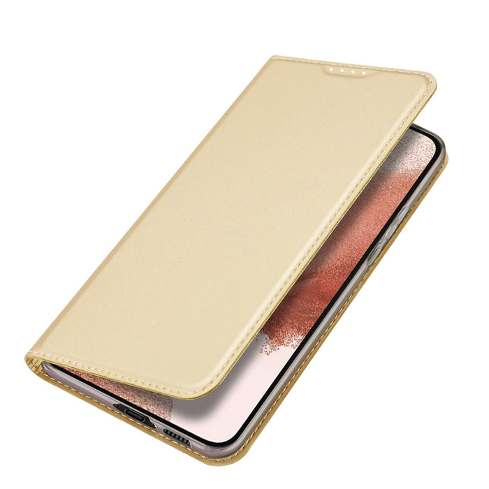 Dux Ducis Skin Pro Case for Samsung Galaxy S23+ Flip Card Wallet Stand Gold - Cell phone cases and covers<<<HurtelXML