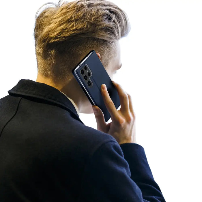 Dux Ducis Skin Pro case for Samsung S24 Ultra with flap - blue - Cell phone cases and covers<<<HurtelXML