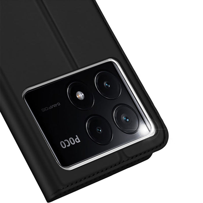 Dux Ducis Skin Pro case for Xiaomi Poco X6 Pro 5G / Redmi K70E with flap and card slot - black - Cell phone cases