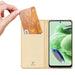 Dux Ducis Skin Pro Case For Xiaomi Redmi Note 12 5G / Poco X5 5G Flip Cover Card Wallet Stand Gold - Cell phone cases