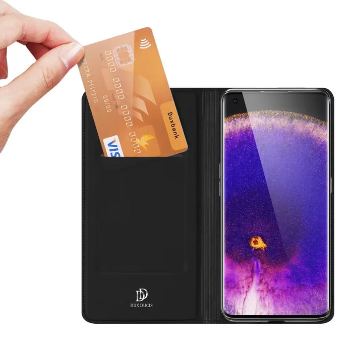 Dux Ducis Skin Pro case with a flip Oppo Find X5 black - Cell phone cases and covers<<<HurtelXML