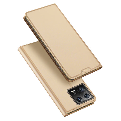 Dux Ducis Skin Pro Case Xiaomi 13 Flip Card Wallet Gold Stand - Cell phone cases and covers<<<HurtelXML