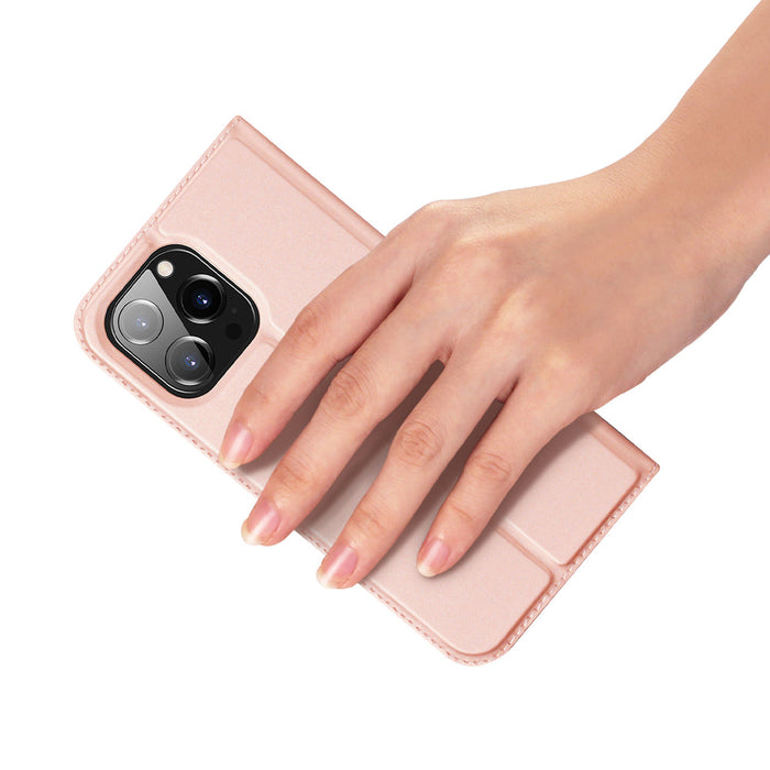 Dux Ducis Skin Pro holster cover flip cover for iPhone 14 Pro pink - Cell phone cases and covers<<<HurtelXML