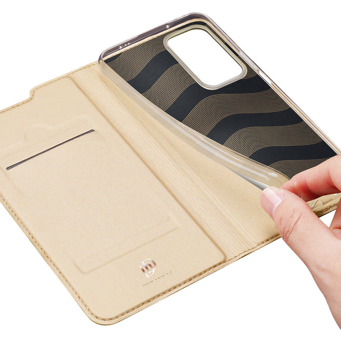Dux Ducis Skin Pro Holster Cover Flip Cover for Xiaomi Poco F4 5G gold - Cell phone cases and covers<<<HurtelXML