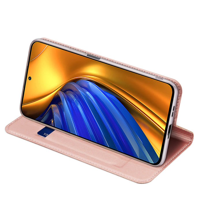 Dux Ducis Skin Pro Holster Cover Flip Cover for Xiaomi Poco F4 5G pink - Cell phone cases and covers<<<HurtelXML