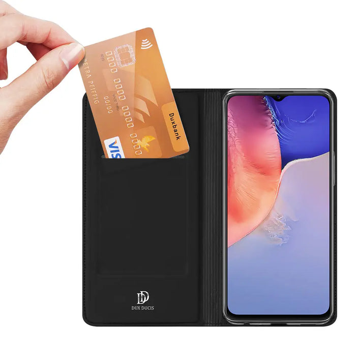 Dux Ducis Skin Pro Holster Cover Flip Vivo Y01 / Y15s / Y15a black - Cell phone cases and covers<<<HurtelXML