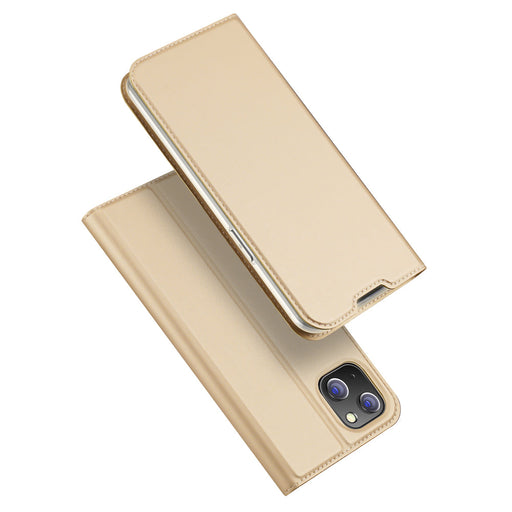 Dux Ducis Skin Pro Holster Flip Cover for iPhone 14 Plus gold - Cell phone cases and covers<<<HurtelXML