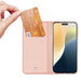 Dux Ducis Skin Pro iPhone 16 Case with Flap and Card Slot - Pink - Cell phone cases and covers<<<HurtelXML