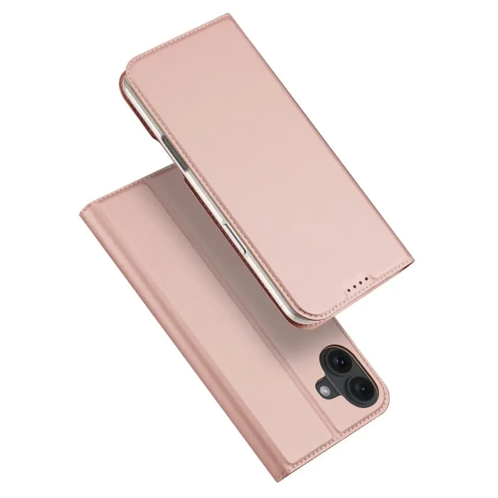 Dux Ducis Skin Pro iPhone 16 Case with Flap and Card Slot - Pink - Cell phone cases and covers<<<HurtelXML