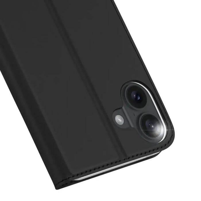 Dux Ducis Skin Pro iPhone 16 Case with Flip and Card Slot - Black - Cell phone cases and covers<<<HurtelXML