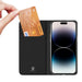 Dux Ducis Skin Pro Wallet Case for iPhone 15 Pro Max - Black - Cell phone cases and covers<<<HurtelXML