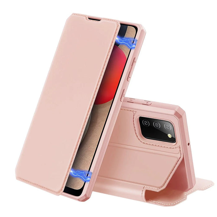 DUX DUCIS Skin X Bookcase type case for Samsung Galaxy A02s EU pink - Cell phone cases and covers<<<HurtelXML