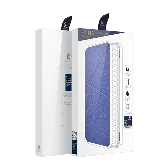 DUX DUCIS Skin X Bookcase type case for Samsung Galaxy A03s blue - Cell phone cases and covers<<<HurtelXML