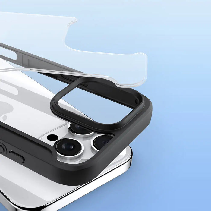 Dux Ducis Skin X Pro Case for iPhone 16 Pro Max with MagSafe and Flip - Black - Cell phone cases and covers<<<HurtelXML