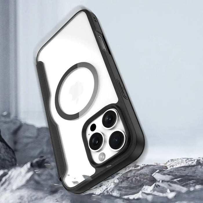 Dux Ducis Skin X Pro Case for iPhone 16 Pro Max with MagSafe and Flip - Black - Cell phone cases and covers<<<HurtelXML