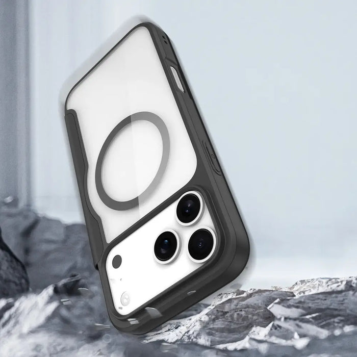 Dux Ducis Skin X Pro Case for iPhone 17 Pro with Wallet MagSafe Compatible - Black - Cell phone cases